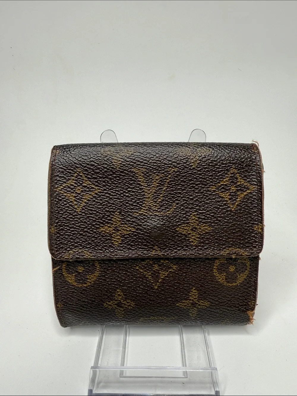 Louis Vuitton Elise Brown Monogram Wallet Tri-Fold | Unisex | Pre-Owned |